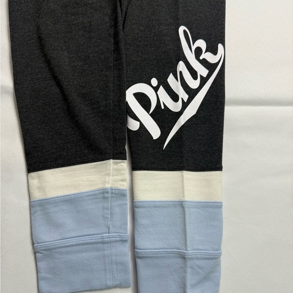 Victoria's Secret Black and Blue Joggers with Color-Block Design - Picture 8 of 8